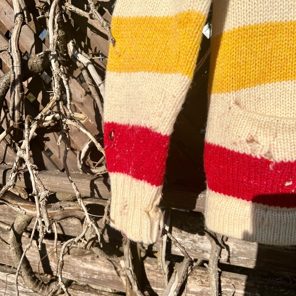 Rare Vintage Polo Ralph Lauren Hudson Bay Knit Sweater - Picture 3 of 14